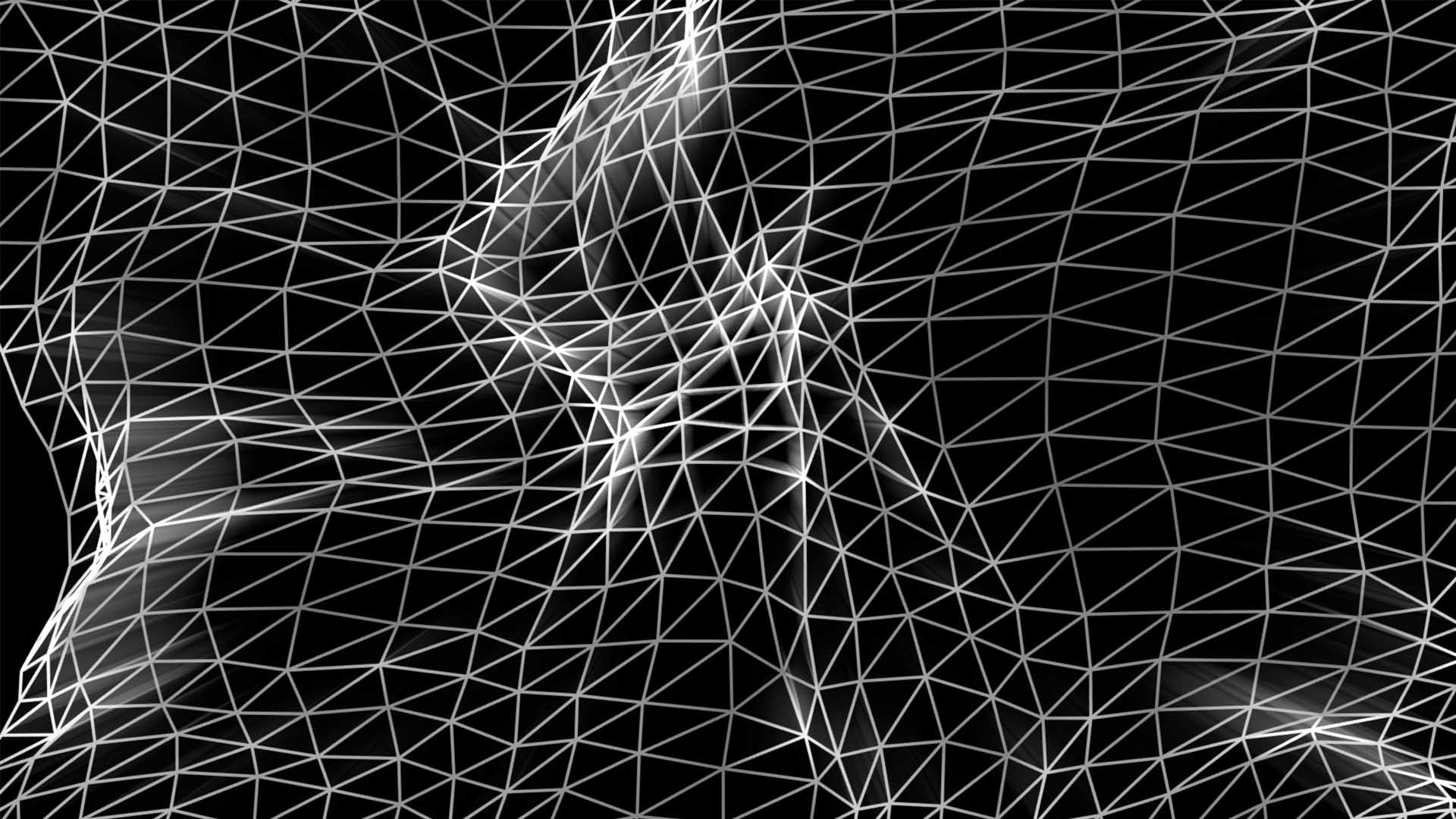 line wireframe texture pattern projection