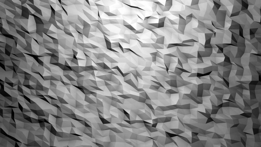 low poly background video mapping