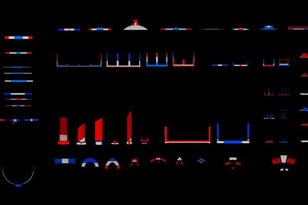 Video-Mapping-Toolkit-Architectural-Elements-1 Tricolor - Video Mapping Toolkit