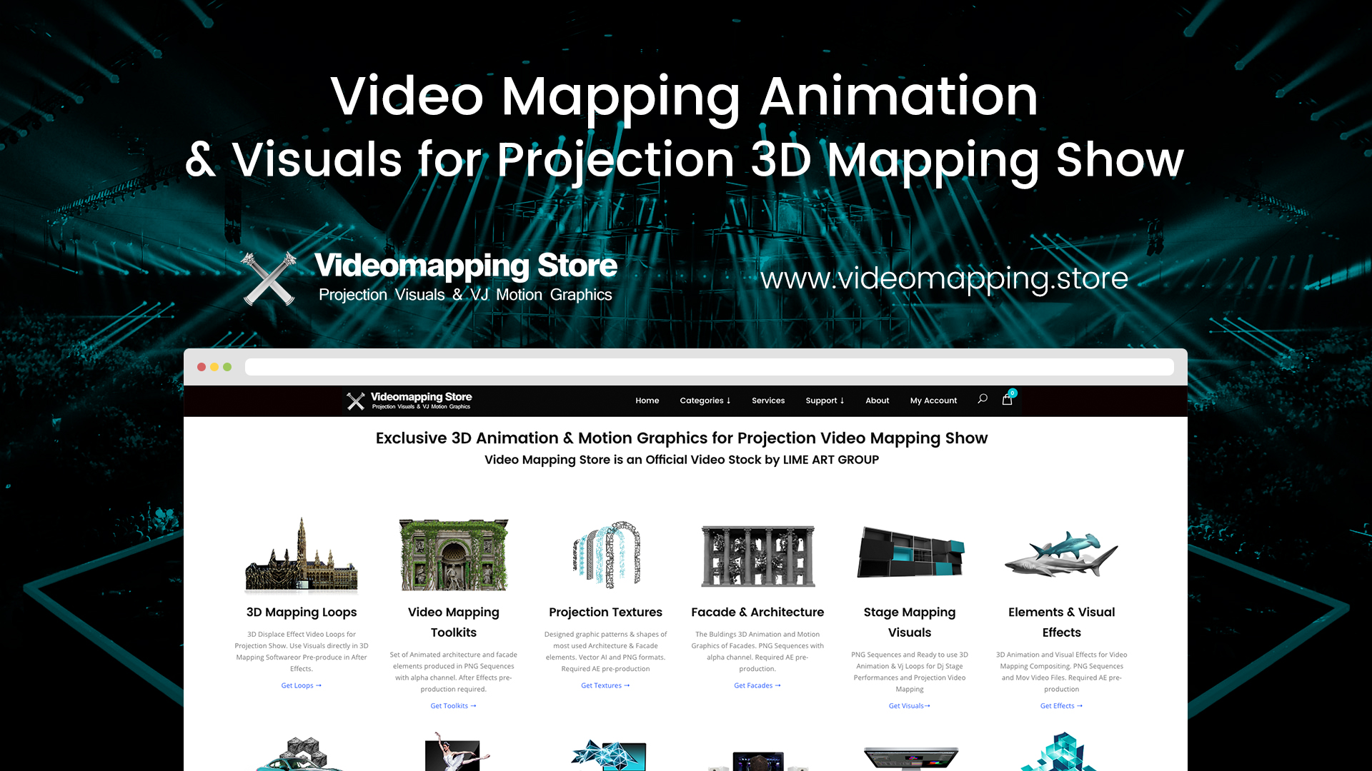 Templates for Projection Mapping | Video Mapping Store