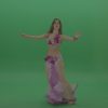 Delightful-belly-dancer-in-pink-wear-display-amazing-dance-moves-over-chromakey-background_003