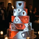 Colorful Visuals for Projection Mapping on Wedding Cake