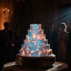 Sugar Textures Visuals Wedding Cake Projection Mapping