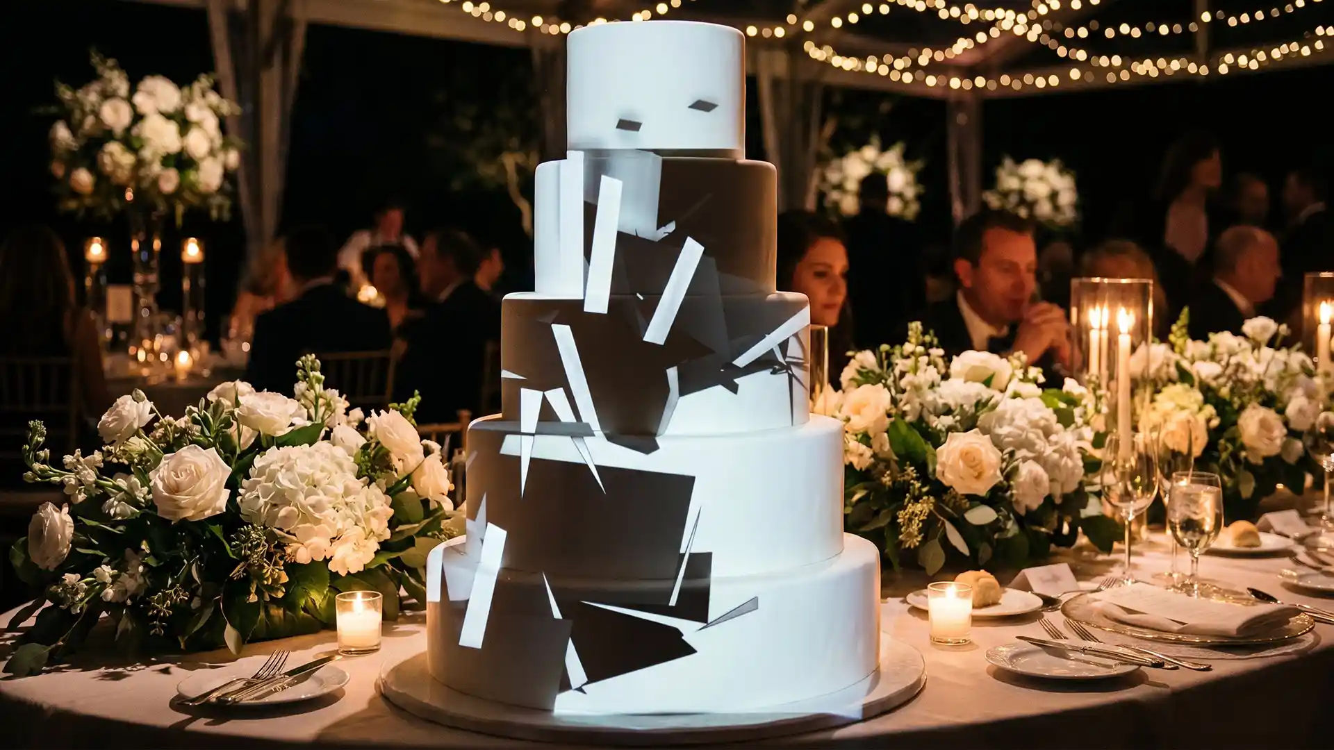 Wedding-Mapping-Cake-Visuals-1 Transition Geometry 3D Animation for Wedding Cake Visuals