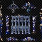 Architectural Expensive Blossom Projection Mapping Textures Pack