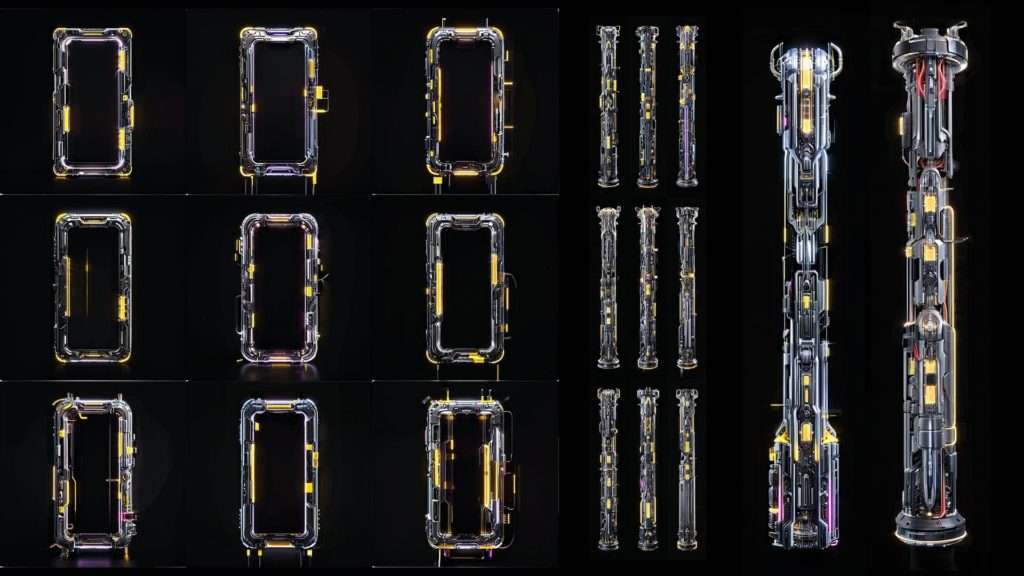 Android Parts - Projection Mapping Textures Pack Vol.17 | VMS