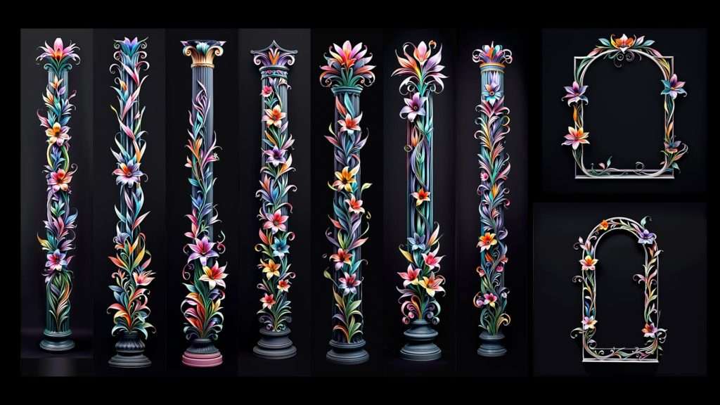 Flowers Love - Projection Mapping Textures Pack Vol.25 | VMS