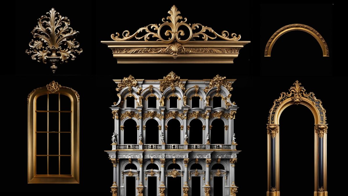 Golden Rococo - Projection Mapping Textures