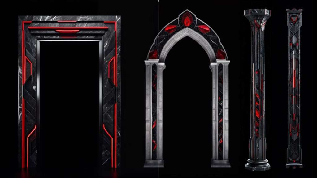Monument Textures Red Monument - Projection Mapping Textures Pack Vol.47 | VMS
