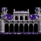 Purple gemstone corbels and cornices โ ultraviolet projection mapping texture Vol.29