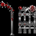 Projection Mapping Textures Rose & Silver