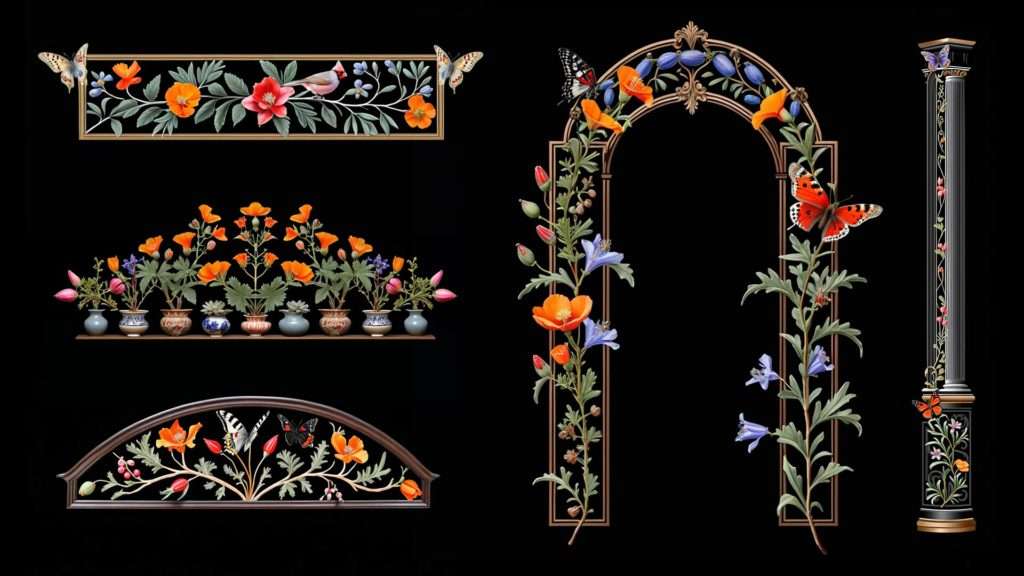 Blooming Pattern - Projection Mapping Textures Pack Vol.52 | VMS