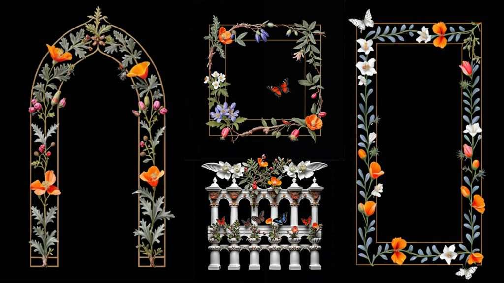 Blooming Pattern - Projection Mapping Textures Pack Vol.52 | VMS