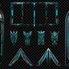 Architectural Techno Baroqu Projection Mapping Textures Pack