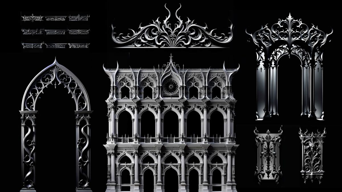 Gothic Monster - Projection Mapping Textures Pack