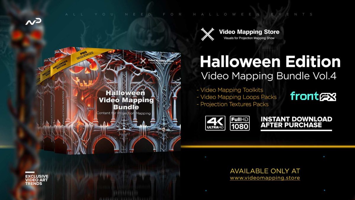 Halloween video mapping bundle