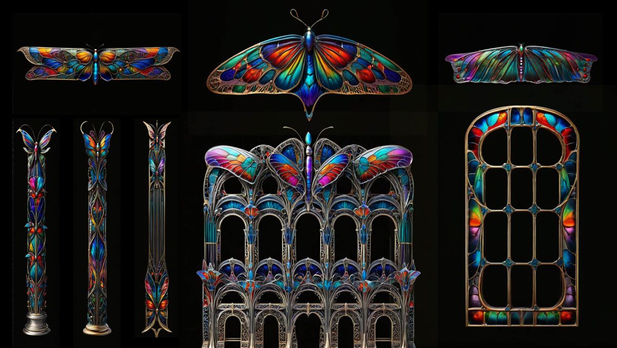 Vibrant Butterfly - Projection Mapping Textures