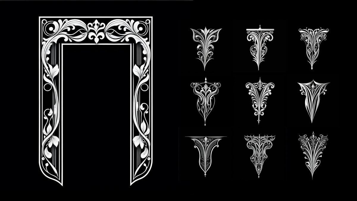 Projection Patterns Texture Eternal Elegance - Projection Mapping Texture Pack Vol.83 | VMS