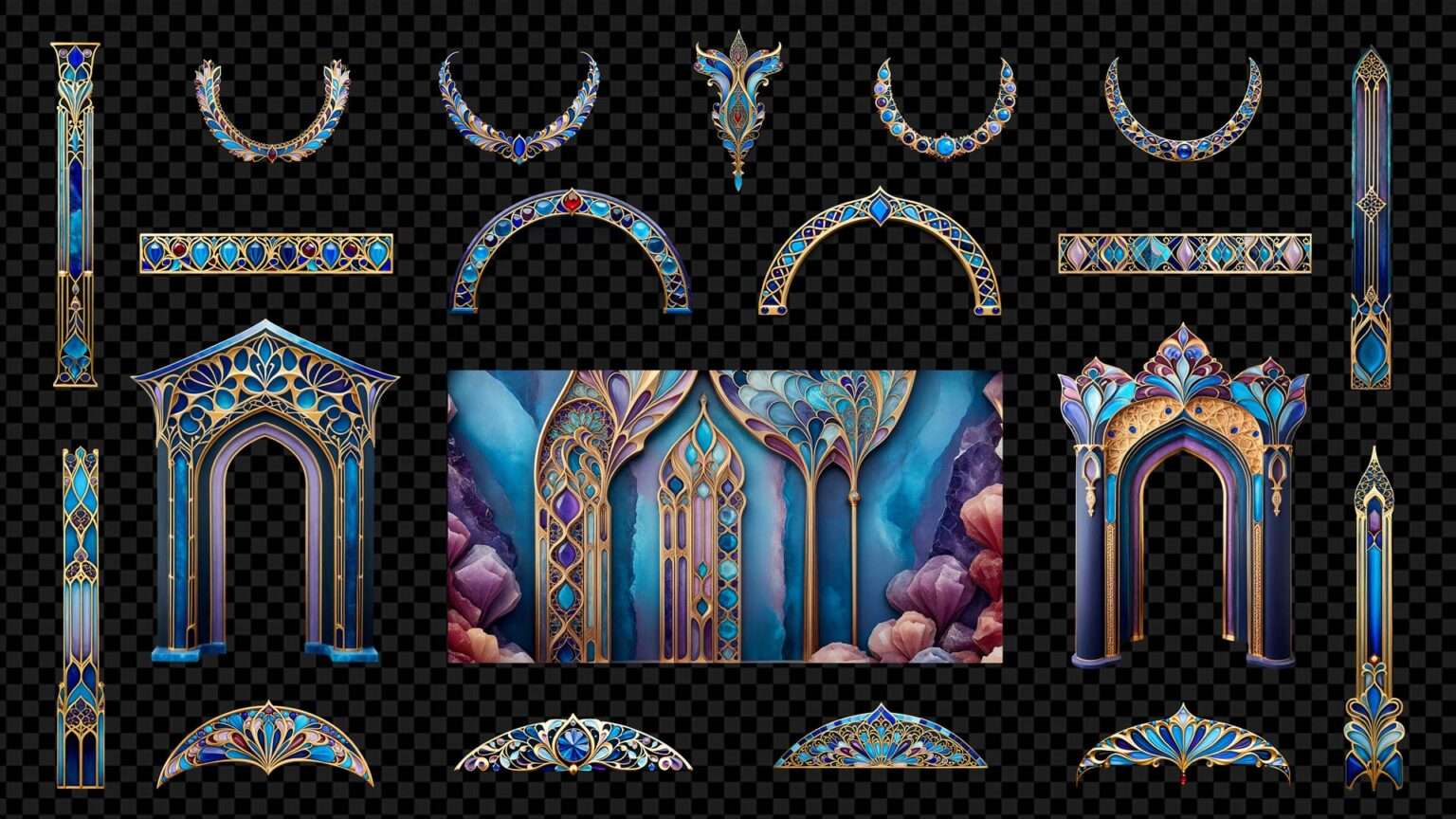 Projection Patterns Texture Arabesque Illusions - Projection Mapping Texture Pack Vol.106 - UPDATED ...