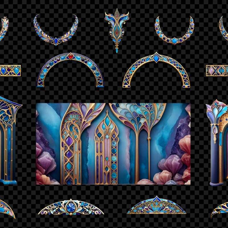 Projection Patterns Texture Arabesque Illusions - Projection Mapping Texture Pack Vol.106 - UPDATED ...