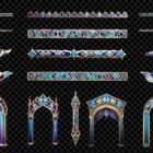 Architectural Arabesque Illusions Projection Mapping Textures Pack