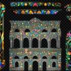 Architectural Floral Reverie Projection Mapping Textures Pack