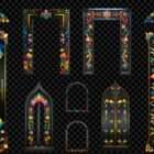 Architectural Floral Reverie Projection Mapping Textures Pack