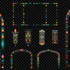 Architectural Floral Reverie Projection Mapping Textures Pack