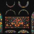 Architectural Floral Reverie Projection Mapping Textures Pack