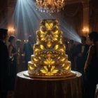 Atmospheric wedding cake projection mapping loops — ornamental and water animation for MadMapper