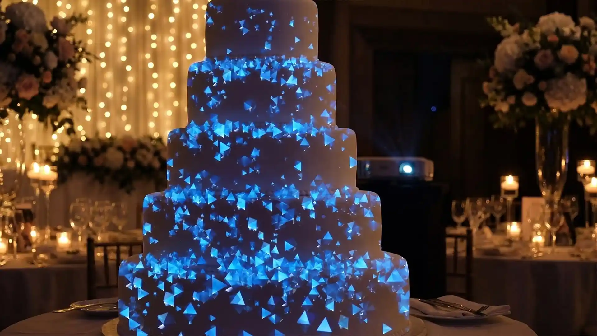 Wedding Cake Mapping Visuals