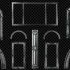 Architectural Techno Nexus Projection Mapping Textures Pack